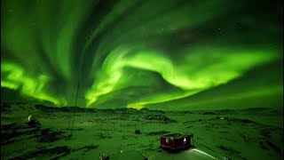 Watch Aurora borealis light up Antarctic sky and ice [upl. by Goldfarb129]