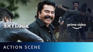 The Action Scene You Cannot Miss  Mammootty  Shylock  Prime Video [upl. by Kee]