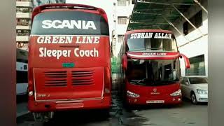 Green line Paribahan sleeper coch bus [upl. by Shelli82]