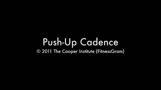 FitnessGram Push Up Test Cadence [upl. by Karine573]