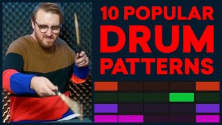 10 Popular Drum Patterns Every Producer Should Know [upl. by Justine]