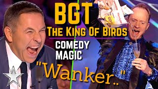 The King of Birds  HAKAN BERG  Britain´s Got Talent AUDITION Comedy  Magic Show BGT [upl. by Roslyn]