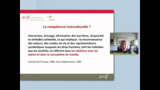 Webinaire ACELF  Les compétences culturelles interculturelles et transculturelles [upl. by Colver]