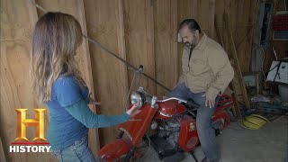 American Pickers A Cushman Scooter Sale Season 17 Episode 2  History [upl. by Michigan]