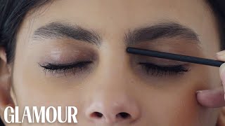 How to Shape Your Eyebrows  Glamour [upl. by Ollayos820]