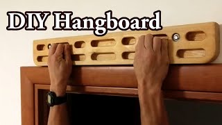 DIY hangboard for climbing with simple tools [upl. by Pfosi]