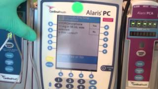 How to prime PCA with Alaris pump [upl. by Shivers]