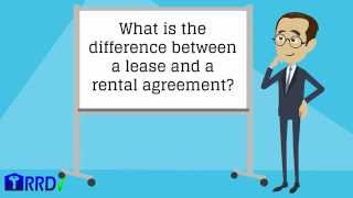 Landlord IQ Whats the Difference Between a Rental Agreement and a Lease [upl. by Naryk]