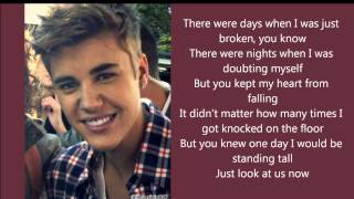 Justin Bieber  Believe Lyrics [upl. by Orazal398]