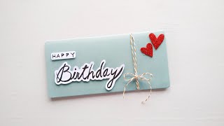 Beautiful Birthday Card Making  DIY Birthday Card Ideas  Dinesh Arts [upl. by Arlyne85]