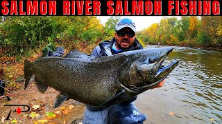 Salmon Fishing New Yorks World Famous Salmon River [upl. by Ailil]