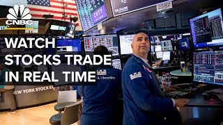 Watch stocks trade in real time after Dows third worstday ever– 3172020 [upl. by Sesilu]