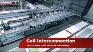 solar cell manufacturing and solar panel production by suntech [upl. by Elleinod]