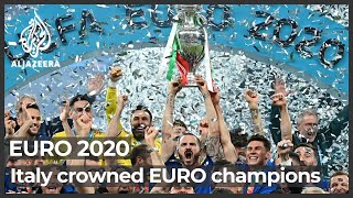 Euro 2020 Italy crowned European champions again [upl. by Aicitan]