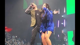 DEMI LOVATO amp LUIS FONSI  ÉCHAME LA CULPA LIVE MIAMI [upl. by Sairacaz]