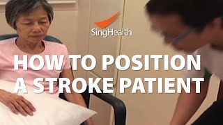 How To Position A Stroke Patient [upl. by Ahsimac]