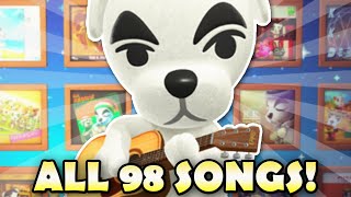 🎸 KK Slider Sings ALL 98 SONGS In Animal Crossing New Horizons [upl. by Eded495]