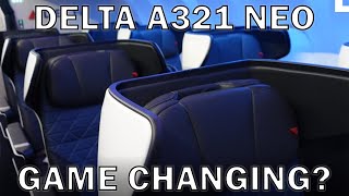 Delta A321 NEO First Class Review [upl. by Kristyn509]