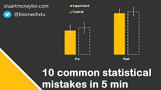 Ten Statistical Mistakes in 5 Min [upl. by Ahsenav32]