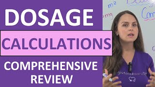 Dosage Calculations Nursing Practice Problems amp Comprehensive NCLEX Review [upl. by Marilou]