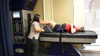 Spinal Decompression  DRX 9000 Demonstration  Bradley Chiropractic Nutrition Center [upl. by Asilad942]