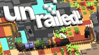 HARD MODE  UNRAILED 4 Player Gameplay [upl. by Notnirt]