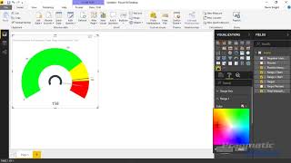 Power BI Custom Visual  Tachometer [upl. by Gans]