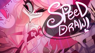 SPEED DRAW Drag Love Vivziepop [upl. by Hgielrahc]