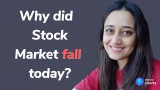 Why Stock Market Crashed today  Why did stock market fall today shorts [upl. by Rog]