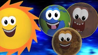 planety piosenka  przedszkola piosenki  Planets Song  Kids Channel Polish  nauka dzieci [upl. by Billie]