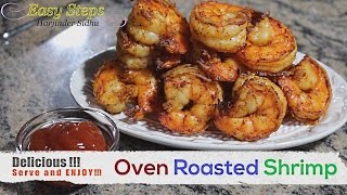 FAST RECIPE How to Cook Oven Roasted Shrimp  Black Tiger Shrimp  Prawns [upl. by Atterol]