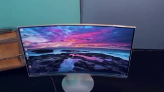 Samsung Curved Monitor with 1800R 27 inch  Review [upl. by Mccafferty]