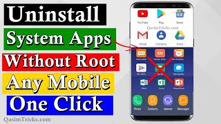 How to Uninstall System App from any Android Mobile without Root  Latest Easy Method [upl. by Ransell]