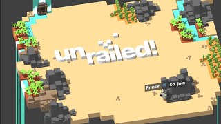 Unrailed  Gameplay PS4 [upl. by Dnalerb]