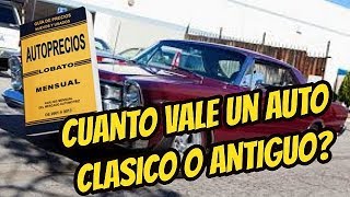 cuanto cuestan los autos clasicos  antiguo restaurado o conservado [upl. by Oiramed]