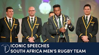 SIYA KOLISI  SOUTH AFRICA RUGBY TEAM  Iconic Speech [upl. by Komarek]