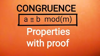 Congruence Number Theory with its properties and proof [upl. by Daniell563]