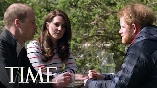 Princes William amp Harry Talk To Princess Kate About Losing Their Mom  TIME [upl. by Eimmot]