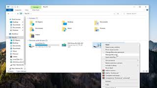 How To Remove Padlock Or Lock Icon From Drives In Windows 10 [upl. by Yoshi]