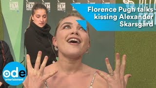 Florence Pugh talks kissing Alexander Skarsgård [upl. by Manuela]