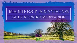 20 Minute Morning Meditation For Manifesting  Morning Meditation  Mindful Movement [upl. by Suki]