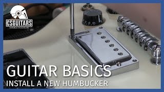 Install A New Humbucker Guitar Basics [upl. by Delle]