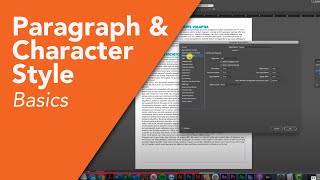 InDesign 2023 Tutorial  Paragraph Styles amp Character Style Basics [upl. by Salesin]