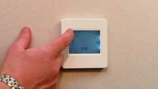 How to program underfloor heating thermostat [upl. by Valoniah]