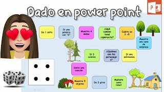 cómo hacer un dado en power point [upl. by Oirelav425]