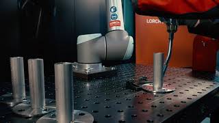 Lorch Cobot Welding Package – MIGMAG seams in TIG optic [upl. by Sherm]