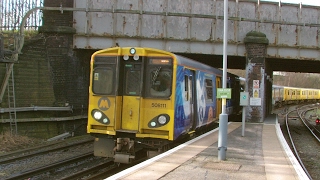 Half an Hour at 216  Birkenhead North Station 1022017  Class 507 508 terminus [upl. by Yrakaz]