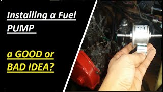 Installing An Electric Fuel Pump A Good or Bad Idea 4d56 [upl. by Broeker]