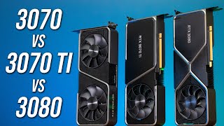 RTX 3070 vs 3070 Ti vs 3080  17 Game Comparison [upl. by Eilama]