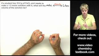 Molarity Practice Problems Part 2 [upl. by Safko]